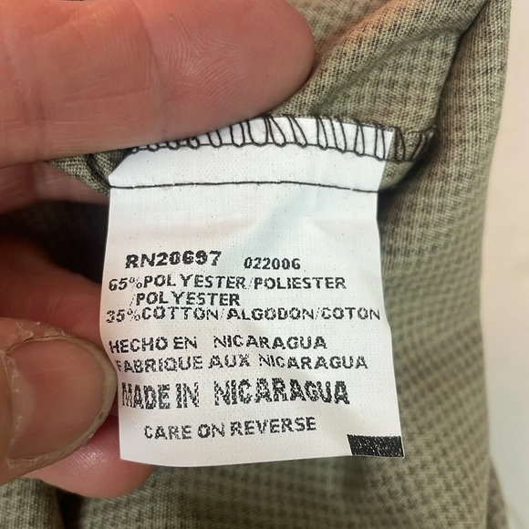 NWT Dickies men’s  button down shirt size XL-Reg Brown checked - Picture 6 of 7